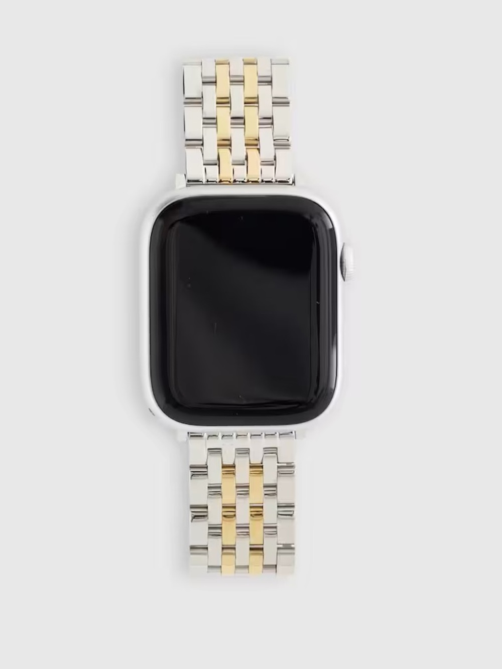 NWT Quince Stainless Steel Silver Gold Bracelet Smartwatch Band 38-42mm